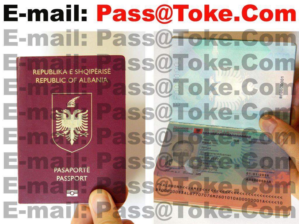 Bogus Albanian Passports for Sale