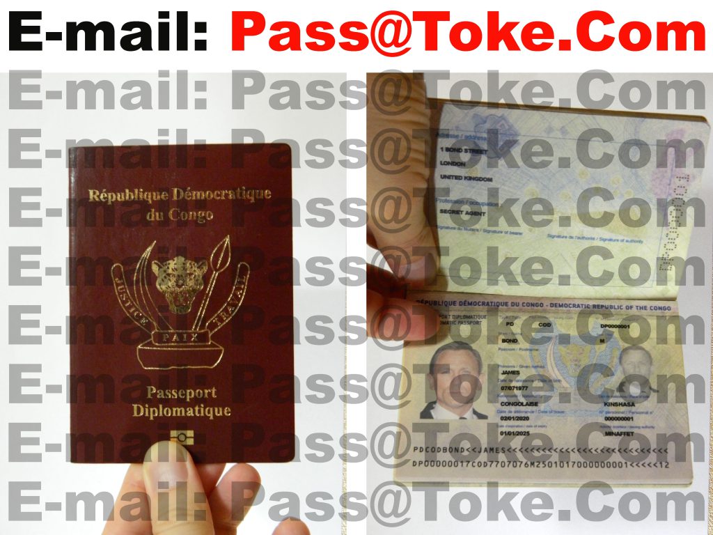 Fake DRC Diplomatic Passports for Sale