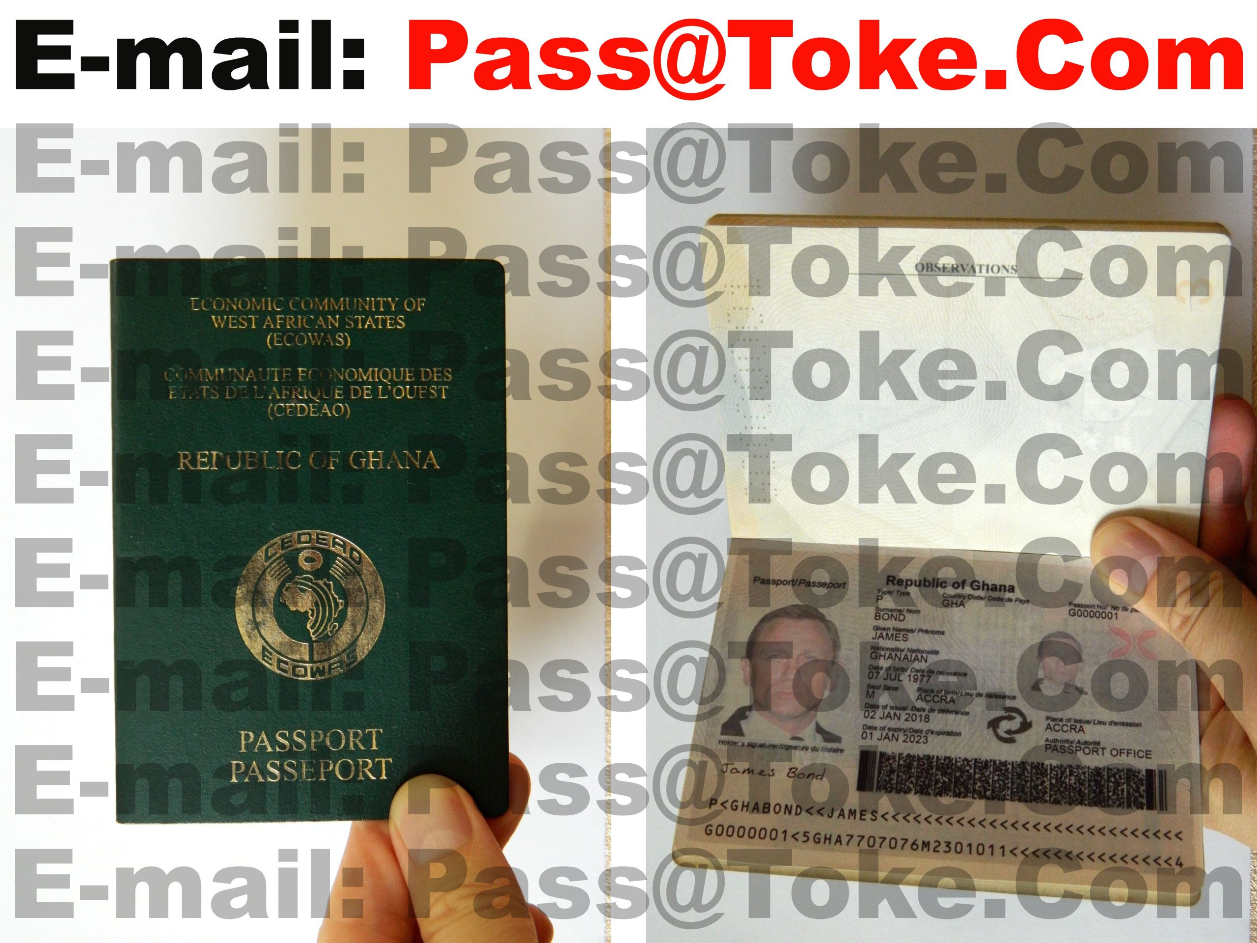 Buy Forged Passport of ECOWAS