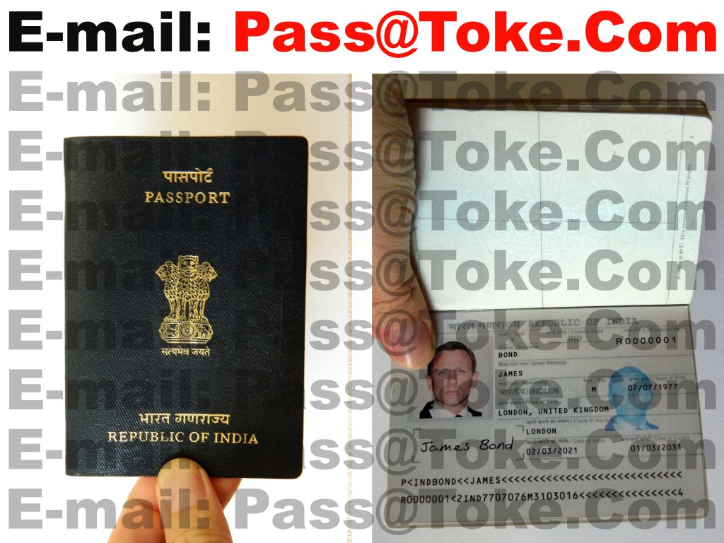 False Indian Passports for Sale