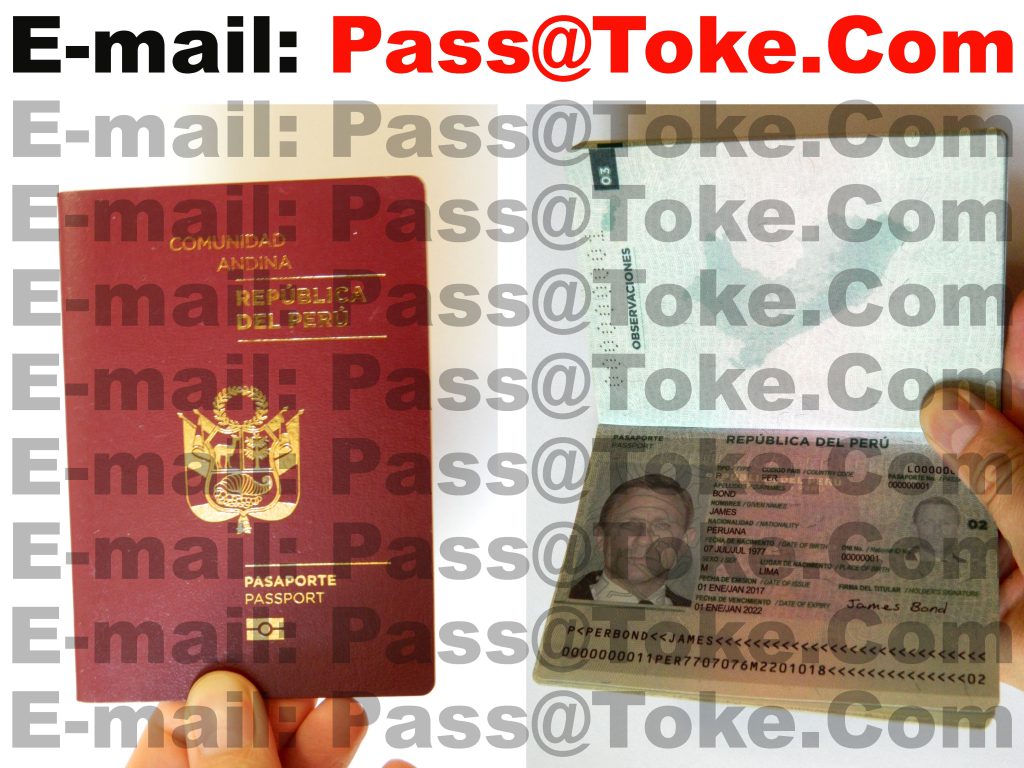 Buy Forged Passport of Peru