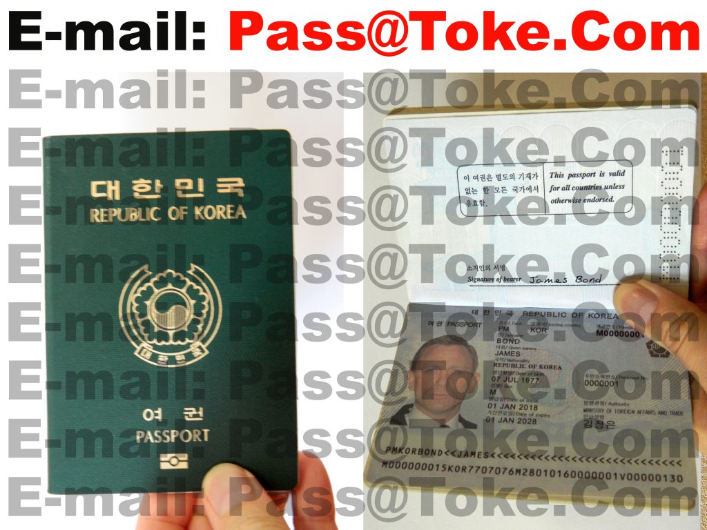 Forged South Korean Passports for Sale