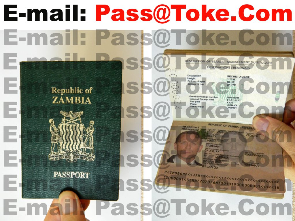 Buy Bogus Passport of Zambia