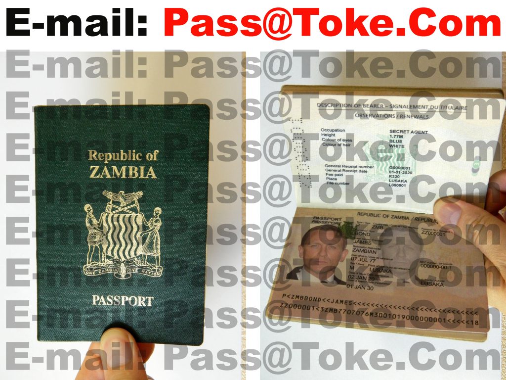 Buy Fake Passport of Zambia