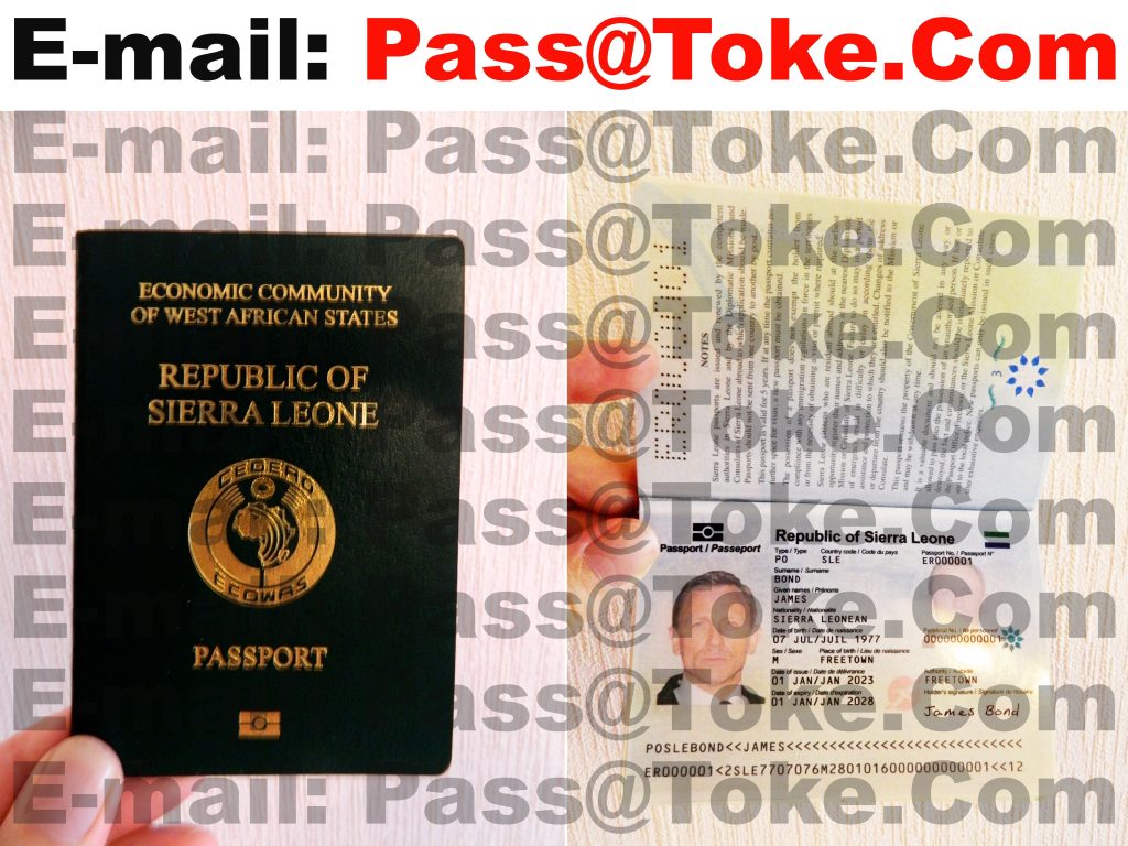 Buy Forged Passport of Sierra Leone